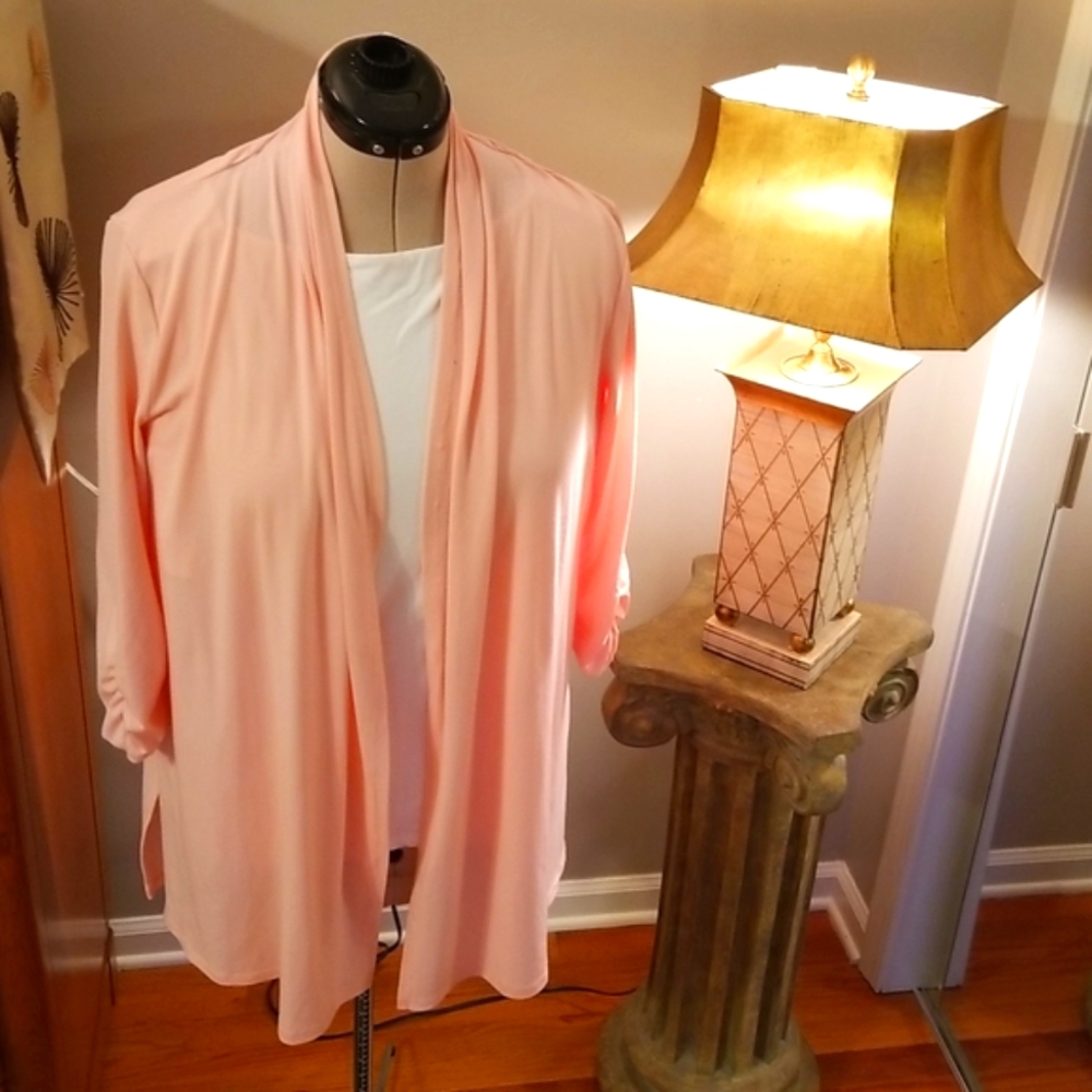CONTEXT Lord & Taylor Pink light jacket/wrap